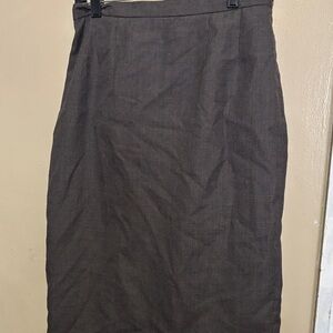 Jones New York Dark Brown Pencil Skirt